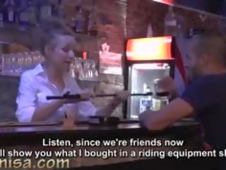 Enchanting Waitress Fucks Hard With randy Customer