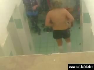 Extraordinary teen naked in locker room video