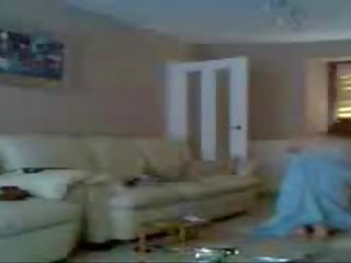 My mom and sweetheart having fun caught by hidden cam