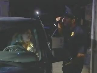 Holly Hollywood gets pulled over and fucked by cop
